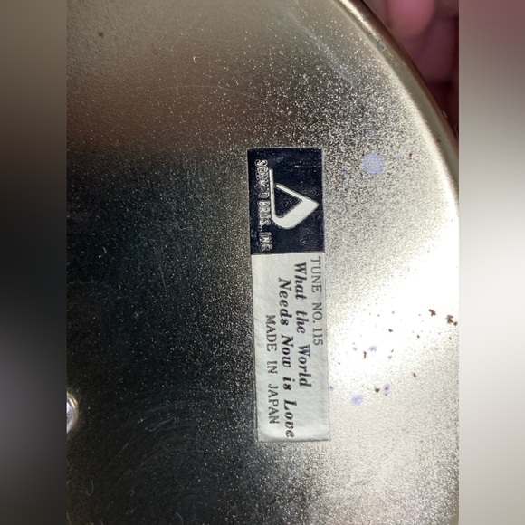 Mid Century Vintage Schmid Bros Brass Plated Automated Music Box Tune 115 - Picture 5 of 16